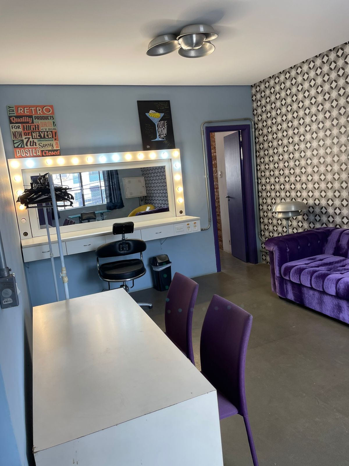 Foto Espaço — Camarim VIP Violeta Estúdios